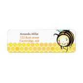 Aangepaste Adresetiketten bijen Etiket (Voorkant)