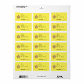 Aangepaste Adresetiketten Etiket (Full Sheet)