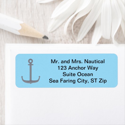 Aangepaste Adresetiketten verankeringspunten Etiket (Insitu)