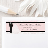 Aangepaste Adresetiketten voor bruiloft Attire Etiket (Insitu)