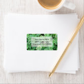 Aangepaste Adresetiketten voor groene shamrocks Etiket (Insitu)