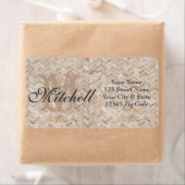 Aangepaste adresetiketten voor verzending van koei etiket (Insitu)