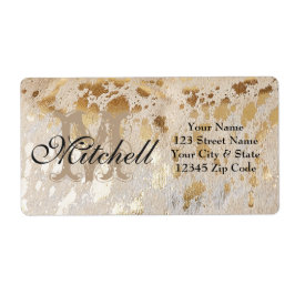 Aangepaste adresetiketten voor verzending via Gold Etiket