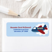 Aangepaste Adresetiketten voor vliegtuigen Etiket (Insitu)