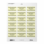 Aangepaste adreslabels plakken Afdrukken Afdrukken Etiket (Full Sheet)