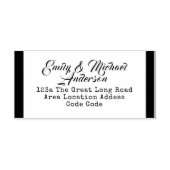 Aangepaste adresstempel  handschriftstijl rubberstempel (Afrduk)