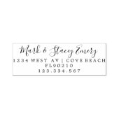 Aangepaste adresstempel, Zelfinkt Retouradres Zelfinktende Stempel (Design)