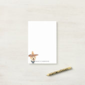 Aangepaste advertentie | Labrador Retriever Post-it® Notes (Op bureau)