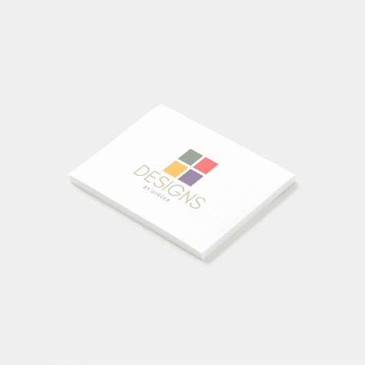 Aangepaste advertentie post-it® notes (Schuin)