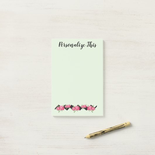 Aangepaste advertentie post-it® notes (Op bureau)