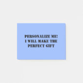 Aangepaste advertentie voor wfh, kantoor, school,  post-it® notes (Voorkant)