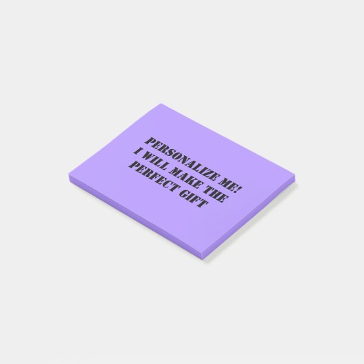 Aangepaste advertentie voor wfh, kantoor, school,  post-it® notes (Schuin)