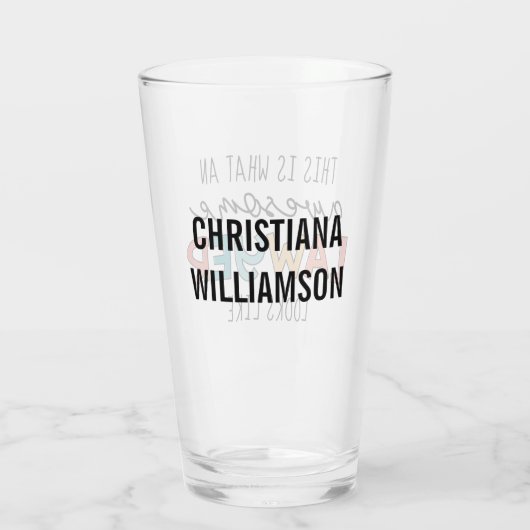 Aangepaste advocaat | Openbaar aanklager | Geweldi Glas (Achterkant)