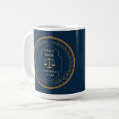Aangepaste advocatenkantoor koffiemok (Voorkant links)