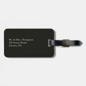 Aangepaste afbeelding aangepast bagagelabel (Achterkant horizontaal)