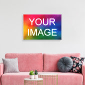 Aangepaste Afbeelding Afbeelding Foto Logo Sjabloo Canvas Afdruk (Insitu (Woonkamer))