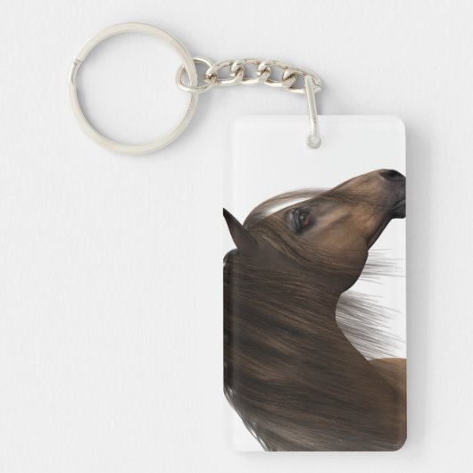 Aangepaste Afbeelding Dog Love Paw Quote uren Sleutelhanger (Voorkant)