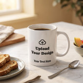 Aangepaste afbeelding en tekst koffiemok