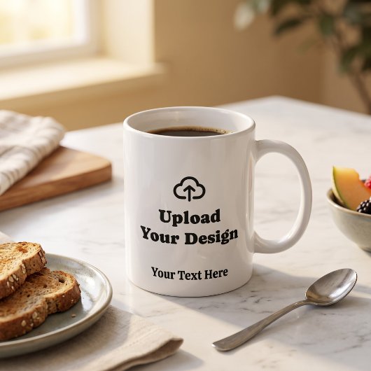 Aangepaste afbeelding en tekst koffiemok