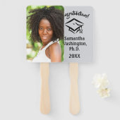 Aangepaste Afbeelding- en tekstgebeurtenisventilat Handwaaier (Voorkant en achterkant)