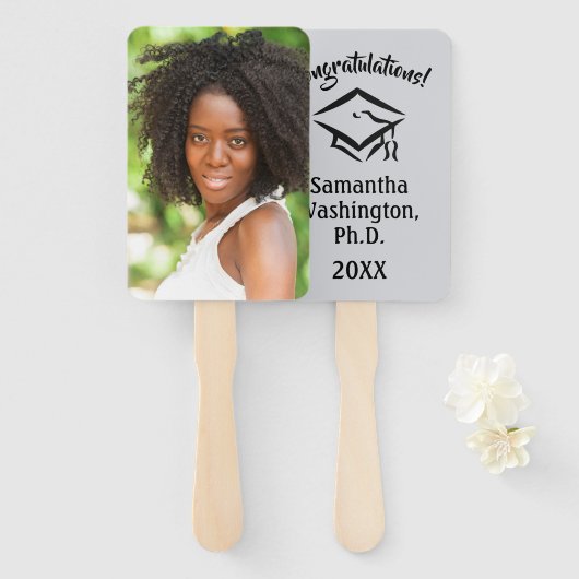 Aangepaste Afbeelding- en tekstgebeurtenisventilat Handwaaier (Voorkant en achterkant)