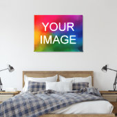 Aangepaste Afbeelding foto Afbeelding Logo Beste k Canvas Afdruk (Insitu (Slaapkamer))