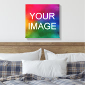 Aangepaste Afbeelding Foto Afbeelding Logo Budget Canvas Afdruk (Insitu (Slaapkamer))