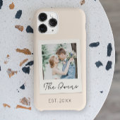 Aangepaste Afbeelding Foto Datum Paar Pas getrouwd Case-Mate iPhone Case