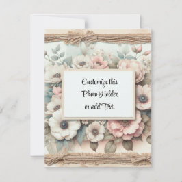 Aangepaste Afbeelding houder Bedankkaart