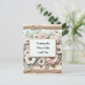 Aangepaste Afbeelding houder Bedankkaart (Staand voorkant)