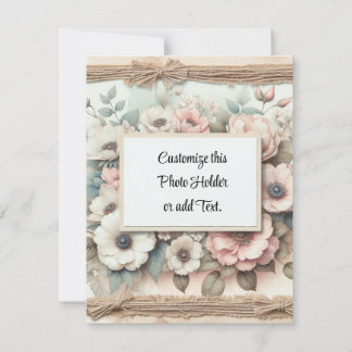 Aangepaste Afbeelding houder Bedankkaart