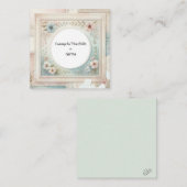 Aangepaste Afbeelding houder Notitiekaartje (Voorkant / Achterkant)