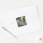 Aangepaste afbeelding Klassiek vierkant stickerbla Vierkante Sticker (Envelop)