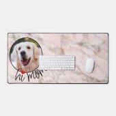 Aangepaste Afbeelding Liefde Hart Hi Moeder Tekst  Bureaumat (Keyboard & Muis)