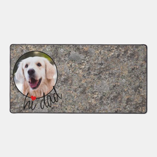 Aangepaste Afbeelding Liefde Hart Hi Vader Tekst o Bureaumat (Voorkant)