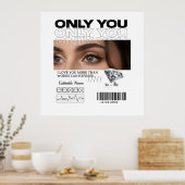 Aangepaste afbeelding, naam & tekst | Gepersonalis Poster (Keuken)