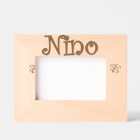 Aangepaste afbeelding Nino/Custom Foto frame Gegraveerde Lijstjes (Voorkant)