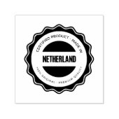 Aangepaste Afbeelding of Logo Zwarte Inkt Kleur Ka Zelfinktende Stempel (Design)