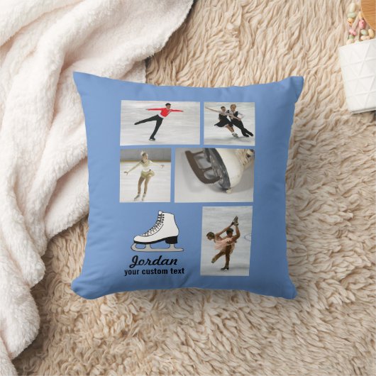 Aangepaste afbeelding Skater 5 Foto Collage Skater Kussen (Deken)