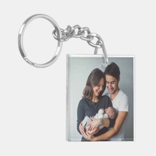 Aangepaste Afbeelding Sleutelhanger (Voorkant Links)