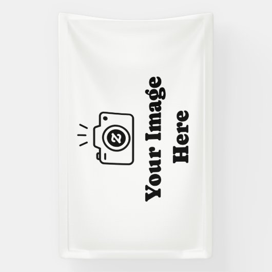Aangepaste afbeelding spandoek (Verticaal)