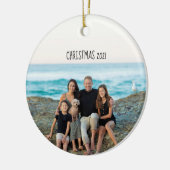 Aangepaste afbeelding tekst aangepast keramisch ornament (Links)