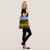 Aangepaste Afbeelding / Tekst Natuur Waterverf Can Tote Bag (Op model)