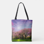 Aangepaste Afbeelding / Tekst Natuur Waterverf Can Tote Bag (Achterkant)