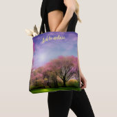 Aangepaste Afbeelding / Tekst Natuur Waterverf Can Tote Bag (Dichtbij)