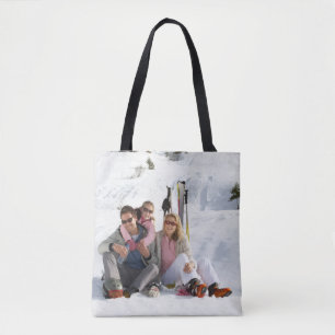 Aangepaste afbeelding Upload 2 volledige foto's Tote Bag