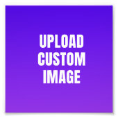 Aangepaste afbeelding uploaden - Voeg je eigen afb Foto Afdruk (Voorkant)