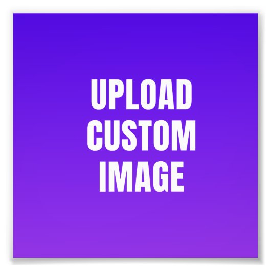Aangepaste afbeelding uploaden - Voeg je eigen afb Foto Afdruk (Voorkant)