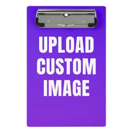 Aangepaste afbeelding uploaden - Voeg je eigen afb Mini Klembord (Voorkant)