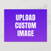 Aangepaste afbeelding uploaden - Voeg je eigen toe Aankondigingskaart (Voorkant)